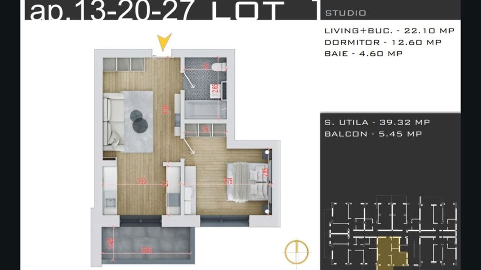 Apartament 2 camere OP,PROMOTIE cu PARCARE INCLUSA, Theodor Pallady - Poză 5