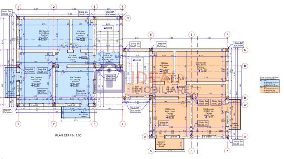 Casa cu 5 camere si vedere panoramica, in Cisnadie - Schiță 16