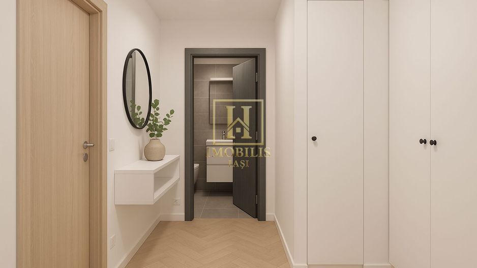 Apartament 1 camera 37 mp Visan Bucium 49950 euro - Poză 3