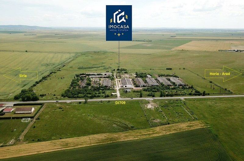 Hale depozitare, grajd, Curte betonata, Horia Jud. Arad - Poză 1