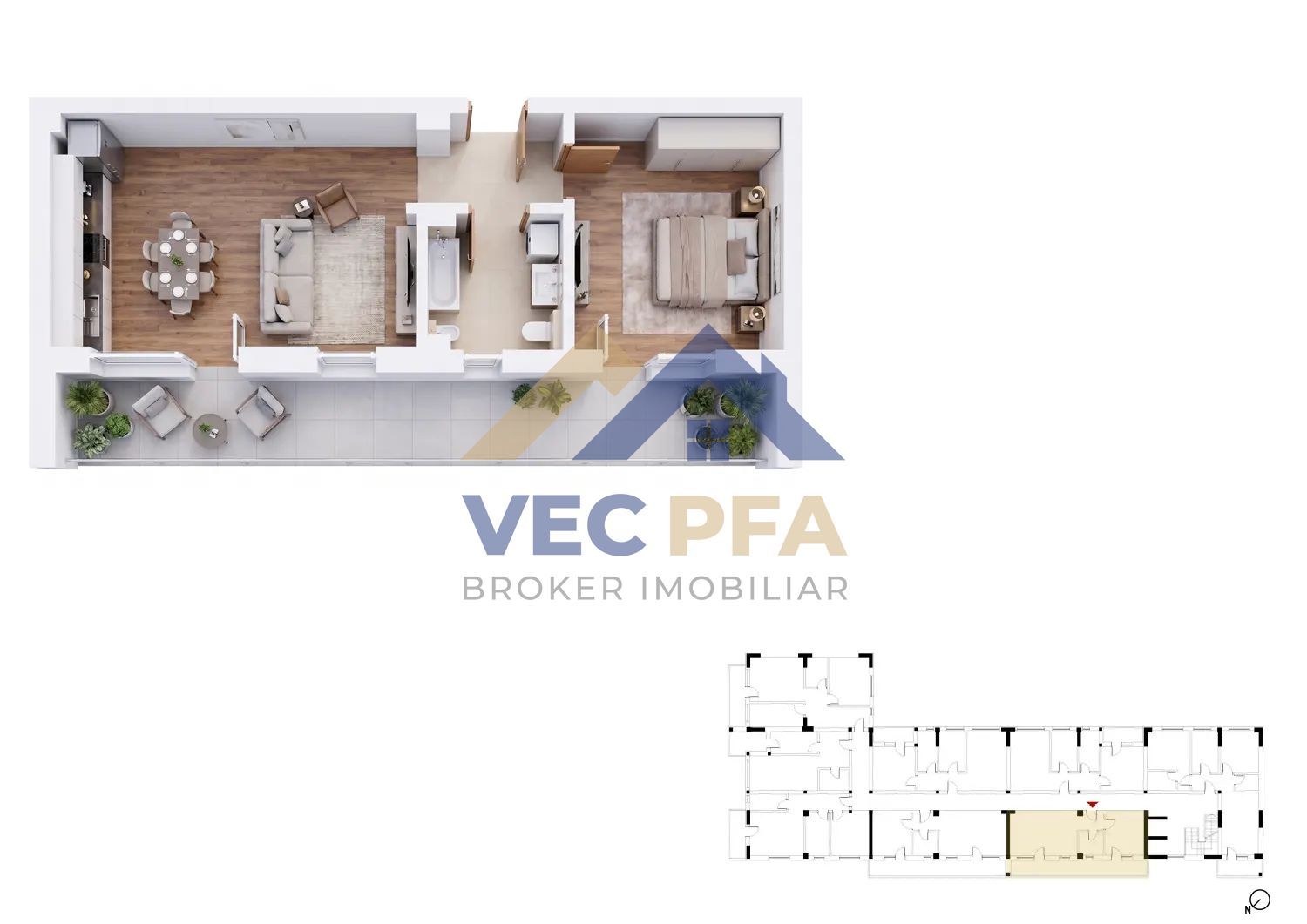 DISCOUNT 3-5% Apartamente 2 Camere Decomandate | Comision 0% - Poză 12