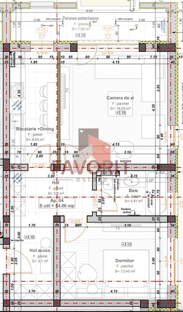 Etaj 1. Decomandat. Finisaje la alegere. Bloc NOU - Poză 15