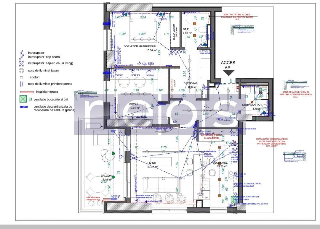 308000 EURO | APARTAMENT 3 CAMERE 100 mp COTROCENI | BLOC 2023 - Poză 13