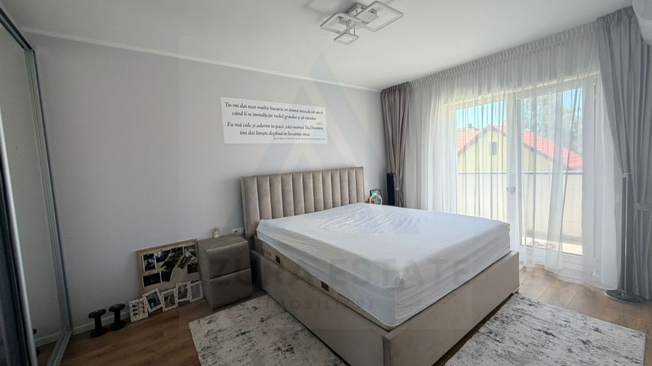 Casa individuala utilata 4 camere 120 mp utili garaj si teren Cristian - Poză 4