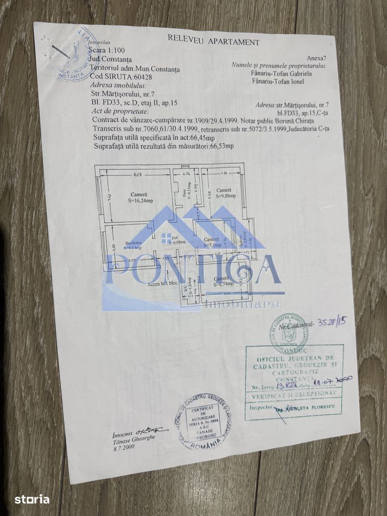 Apartament 4 camere – Poarta 6 – Etaj 2 - Poză 8