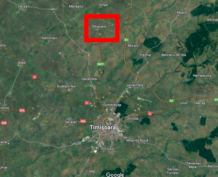 TEREN 950 MP LA 25 KM DE TIMISOARA - Poză 1