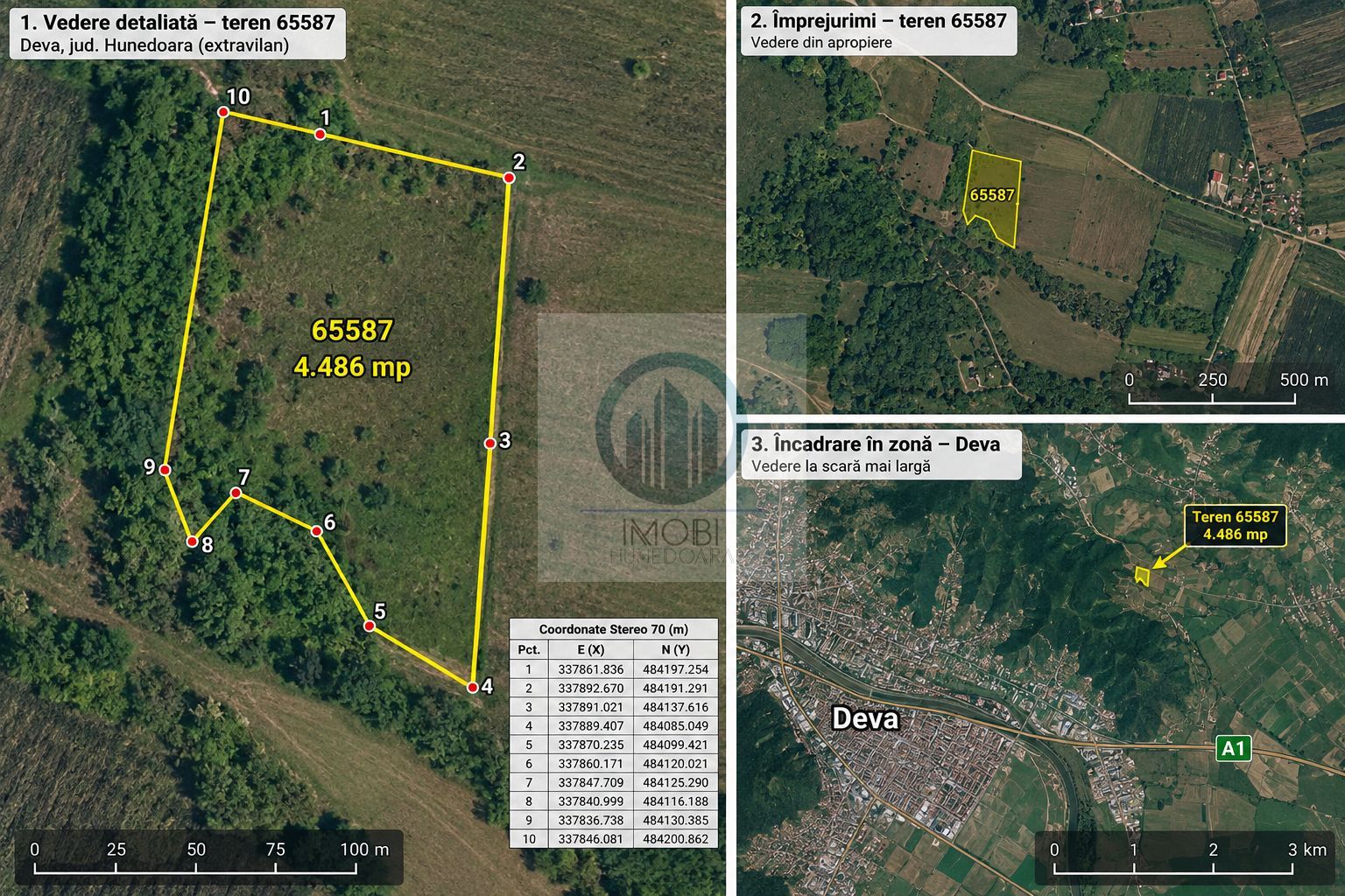 TEREN DE VÂNZARE – 4.486 MP – DEVA, HUNEDOARA - Poză 1