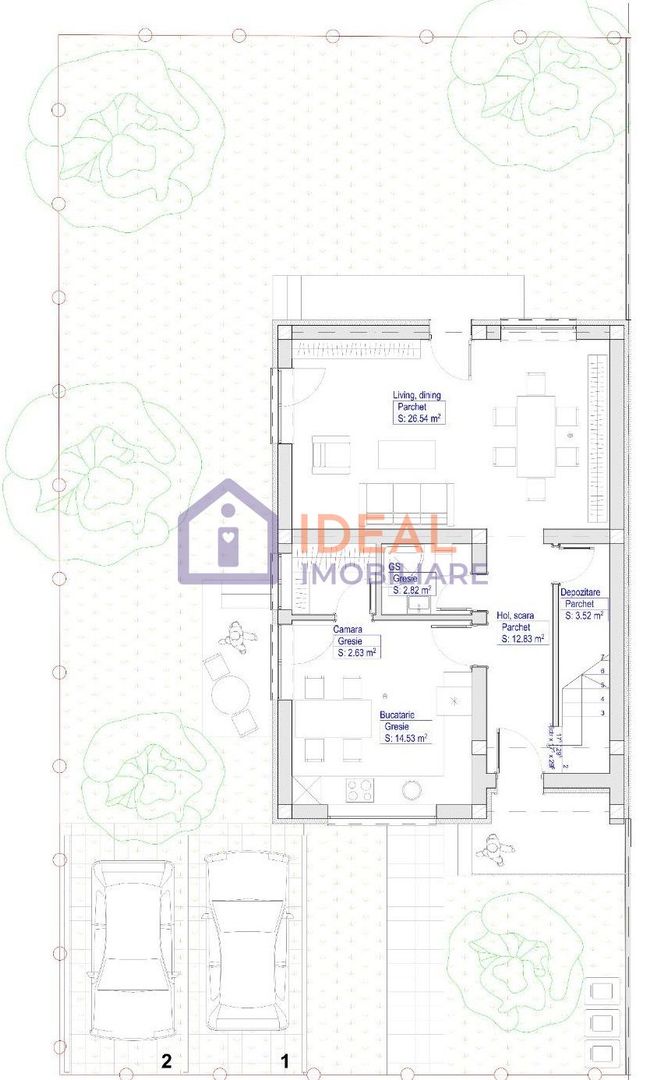 Duplex Modern cu 4 camere in Selimbar, zona Liziera Padurii - Schiță 7