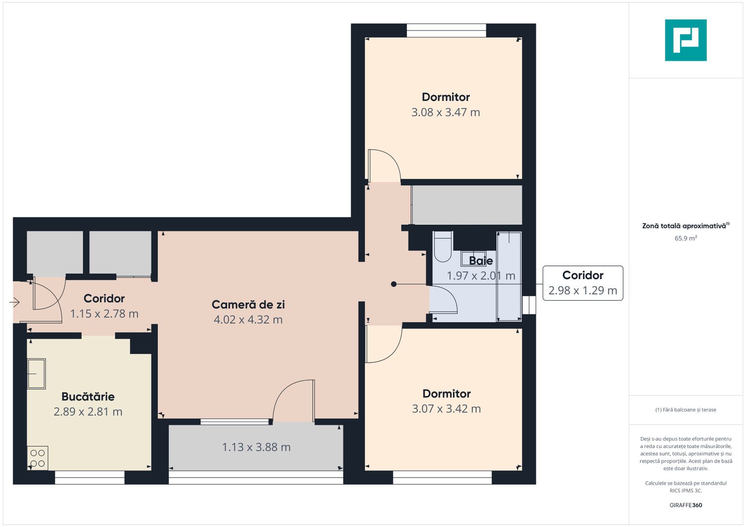 Apartament 3 camere la Polivalenta - Poză 3