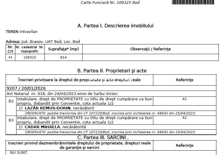 Teren Bod 814 mp-55 euro mp2 - Poză 5