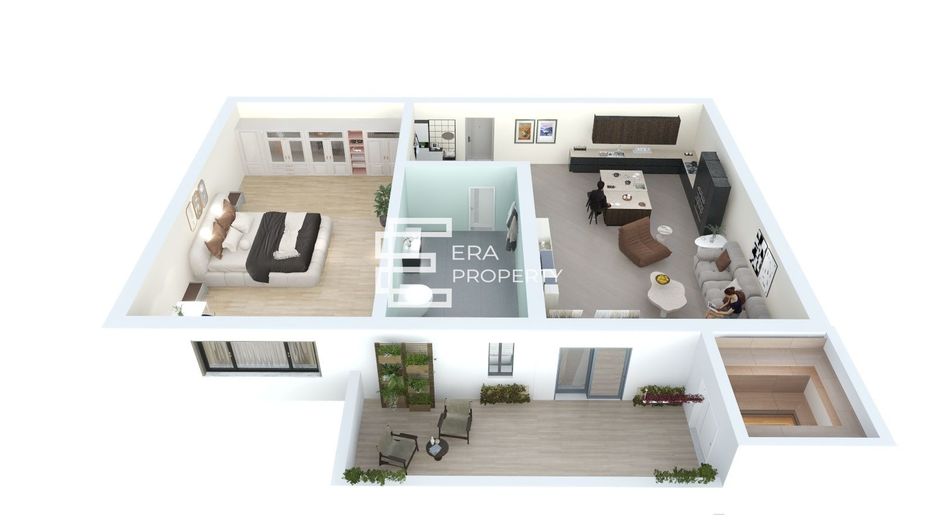 Apartament 2 camere 39 mp cu gradina 20 mp- in Sibiu - Lacul lui Binder - Schiță 10