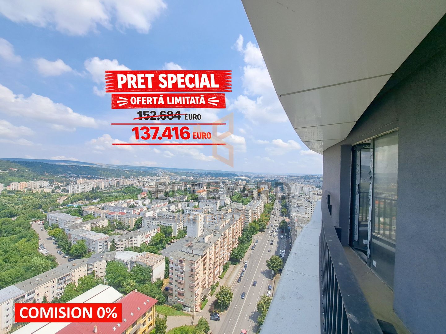 Pret Special! Apartament 2 camere bloc nou, etaj 21! - Poză 1
