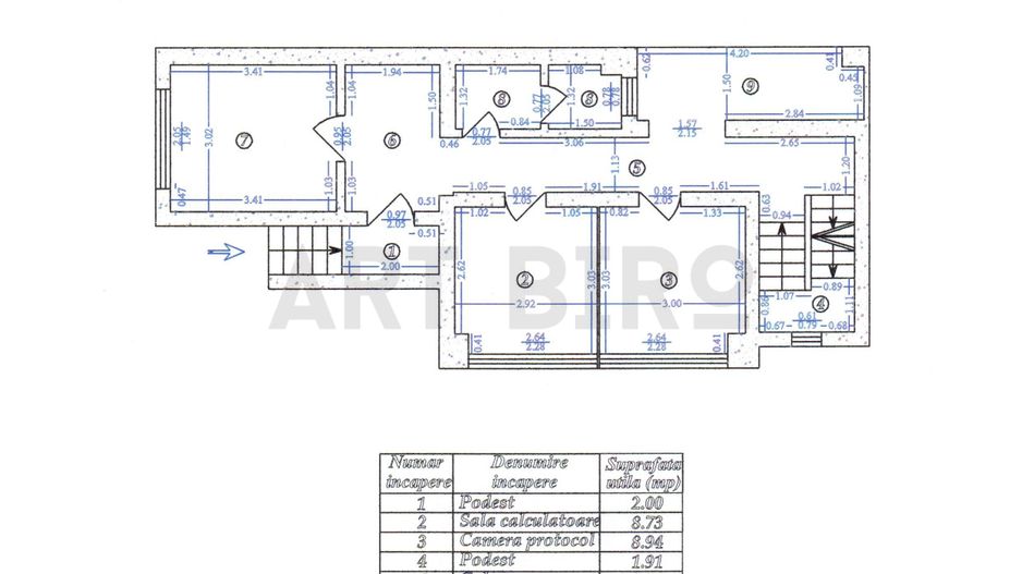 Zero comision, 179-452mp vila Banu Manta - Titulescu, parcare, 12' [M] - Schiță 14
