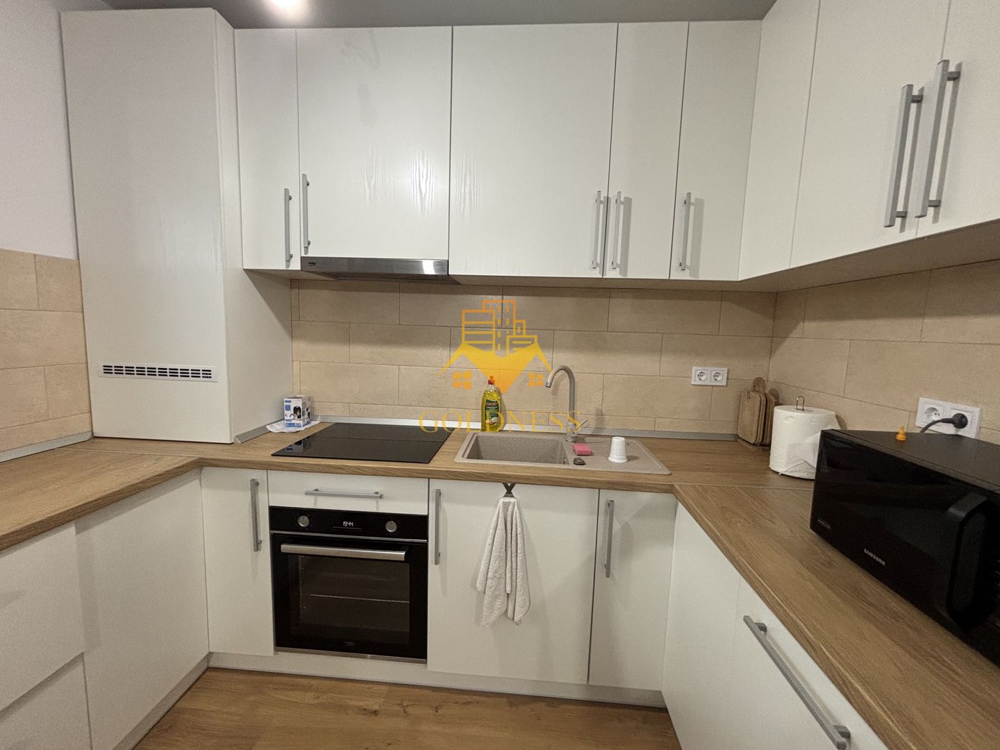 3 camere, modern, parcare, prima închiriere, terasă 46 mp, totul nou - Poză 9