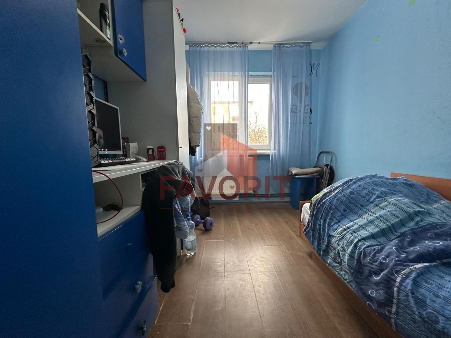 4 camere | etaj intermediar | centrala proprie | mobilat si utilat | boxa | - Poză 10