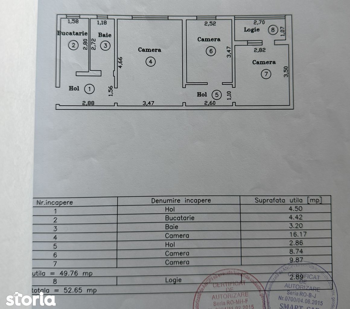 Apartament de 3 camere, zona Dacia - Poză 15