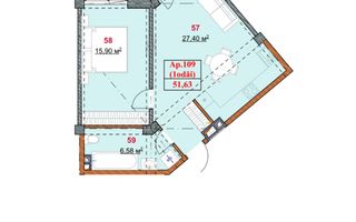 Vânzare, apartament, 1 cameră, terasă, strada Grenoble, Botanica - Poză 3