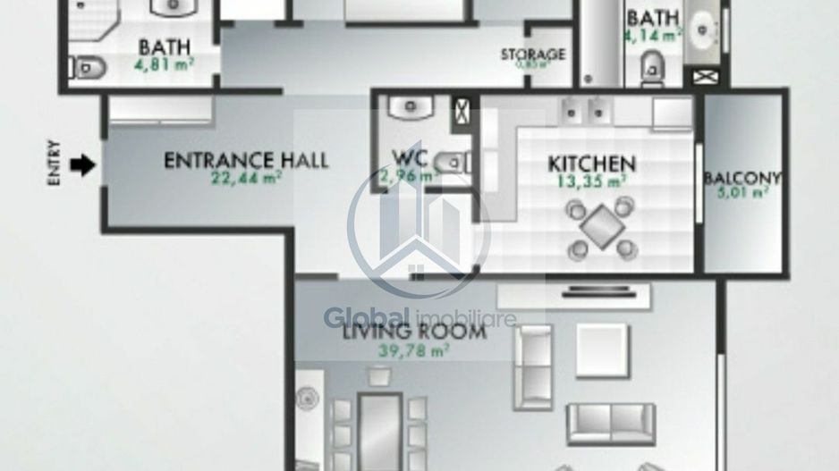 Apartament 4 camere Emerald Residence - Poză 7
