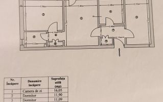Apartament 3 camere de vânzare – Cuza Vodă | Etaj 2 | 95.000 € neg - Poză 7