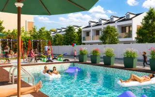 Vila tip duplex, 4 camere, ansamblu cu piscina si acces securizat - Poză 19