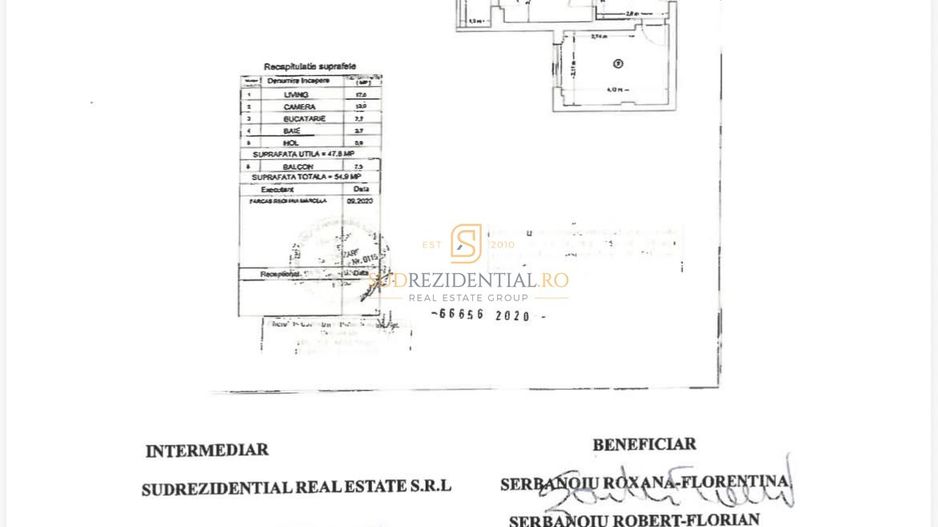 Apartament 2 camere de vânzare, Soseaua Berceni, Sector 4 - Schiță 8
