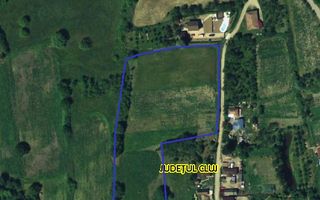 Teren intravilan 100 ari  front 80 ml utilități drum asfaltat Ghirolt Gherla - Poză 7