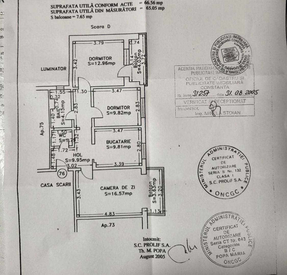 Vand ap 3 camere - Poză 2