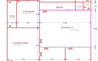 Spatiu de birouri in Vila Interbelica ***104mp utili***// Victoriei - Schiță 32