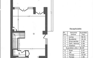 VILA 8 CAMERE - BANEASA - 220MP - COMISION 0% - Schiță 31