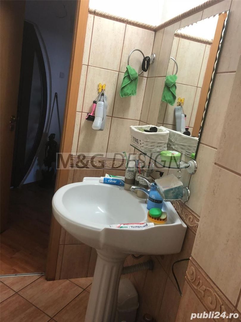 Apart  2 cam spațios Aradului- parter cu balcon centrala proprie - Poză 17