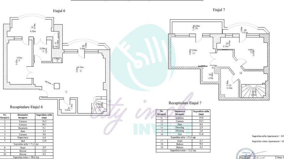 DUPLEX  elegant pe Bulevardul Unirii-view spectaculos - Poză 12