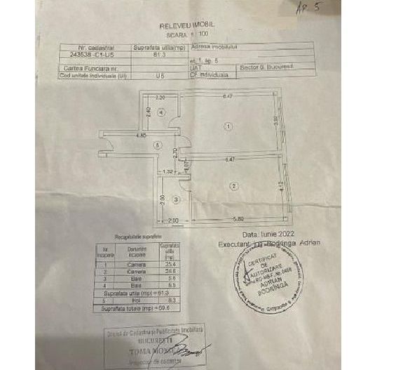 De vanzare Apartament 2 Camere Crangasi - Poză 5