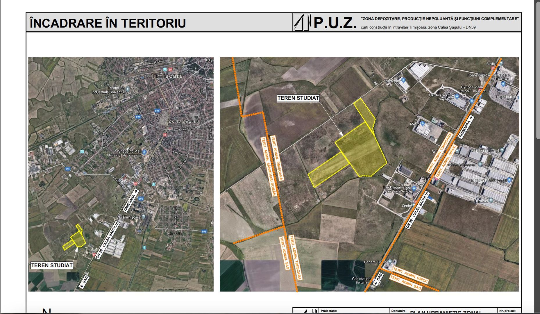 Teren INDUSTRIAL  cu PUZ zona Calea Sagului - Poză 3