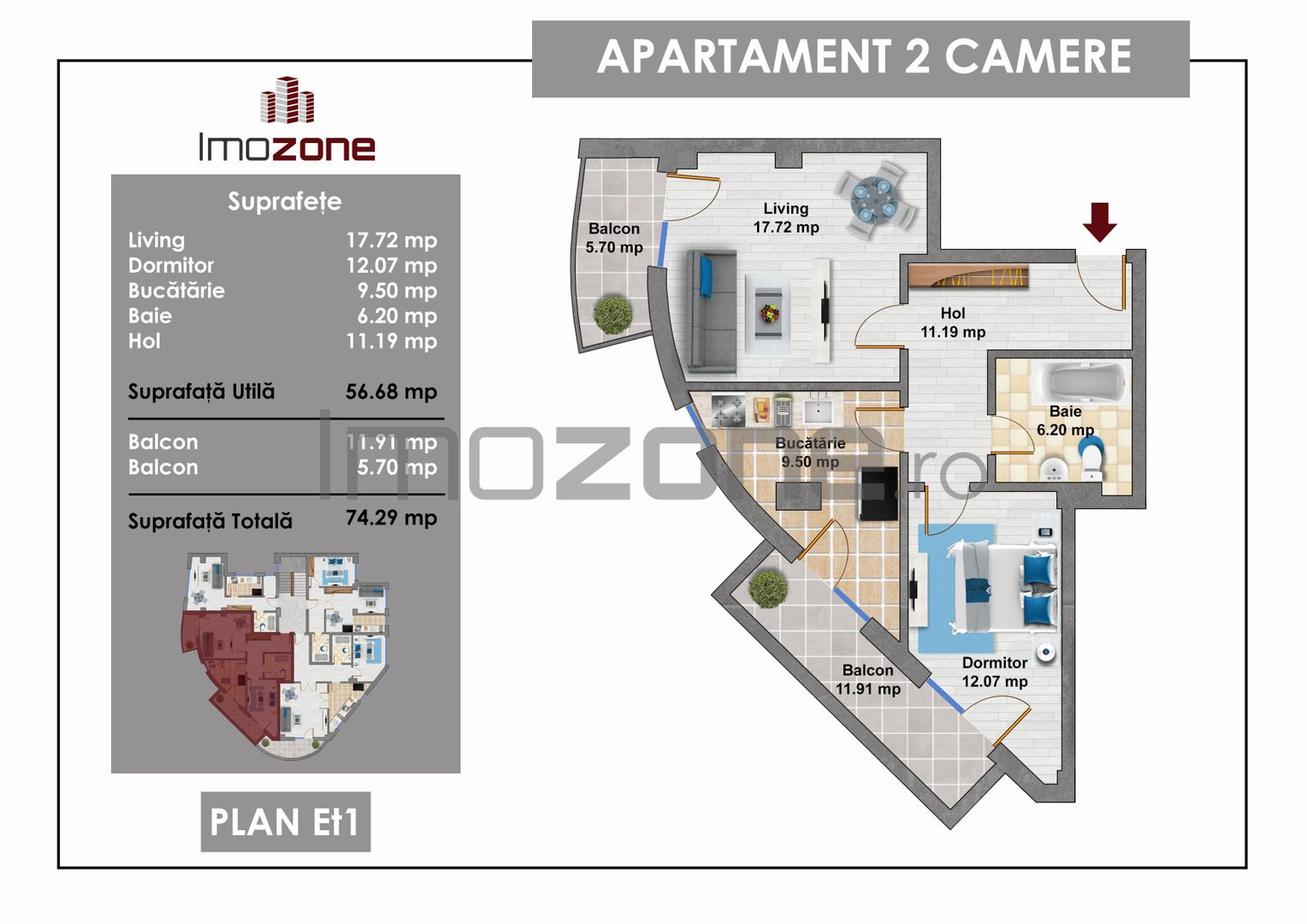 Lacul Morii, 2 Camere, Decomandat, 10 Minute De Metrou, Gata De Mutare,Finalizat - Poză 3