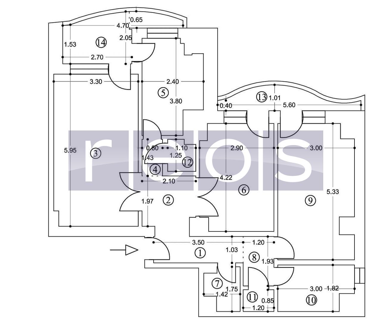 Vanzare 3 camere  | Bulevardul Unirii  | Etaj 2 | Locație centrala - Poză 4