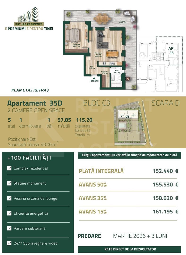 Vânzare, apartament, 2 camere, zona Torontalului, Timișoara - Poză 8