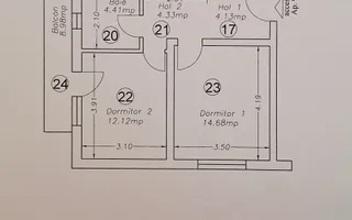 Apartament mobilat si utilat cu 2 locuri de parcare - Poză 26