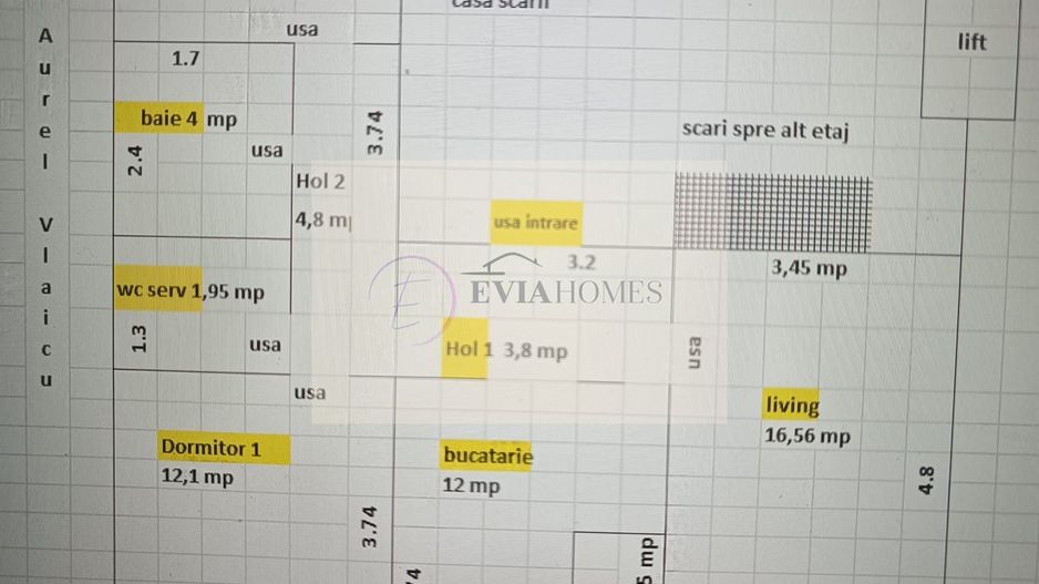 3 camere/2 bai/ Zona Cinema Marasti - Poză 5