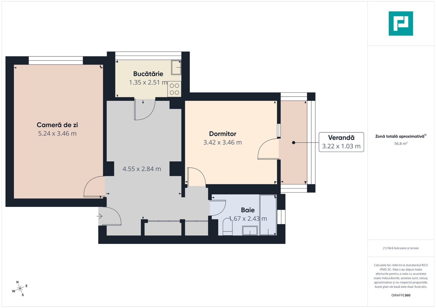 Decebal – PB 3 camere renovat modern - Poză 10