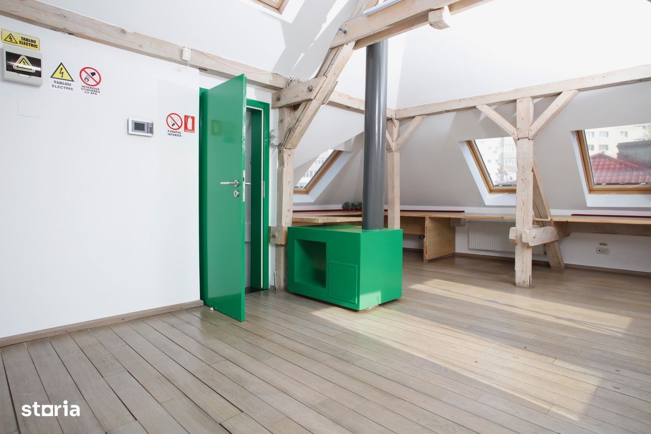 Închiriez apartament 2 camere + mansardă, Piața Muncii -Decebal, birou - Poză 7