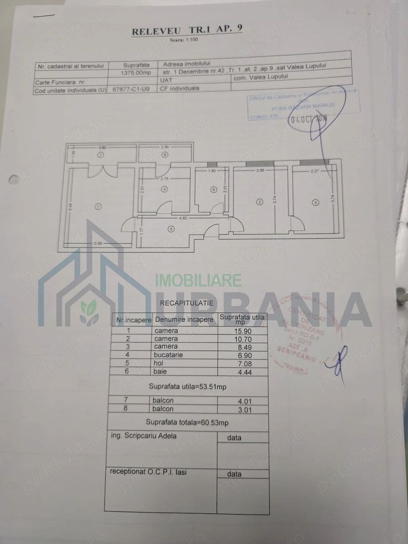 Apartament de vânzare cu 3 camere în Valea Lupului, bloc finalizat în 2019 - Poză 10