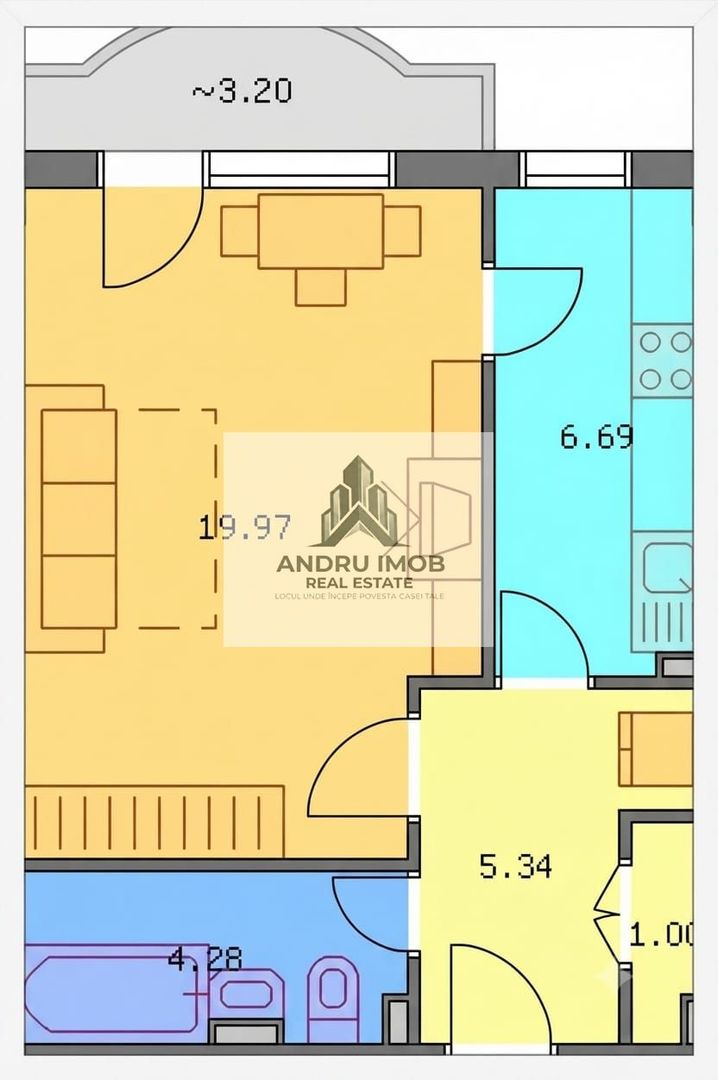 Premium: Garsonieră Decomandată la Metrou Apărătorii Patriei (370m) - Poză 12