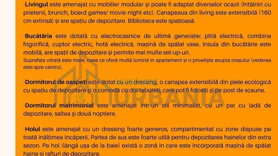 Apartament 3 camere premium de închiriat în Complexul Rezidențial „Răsărit de soare”, Păcurari, zona Alpha Bank, Iași - Poză 7