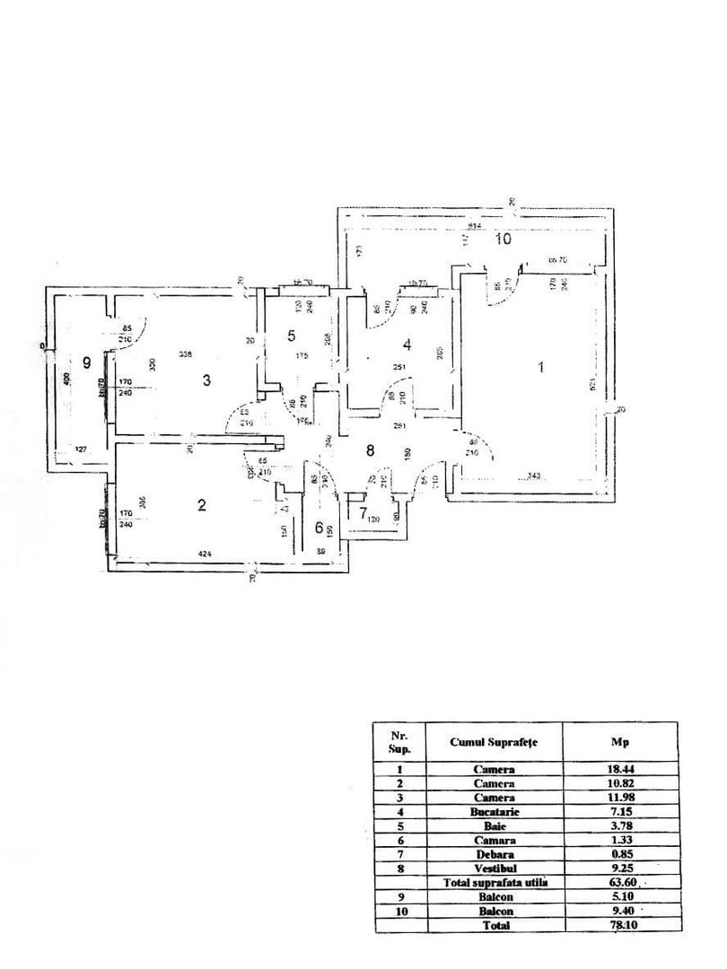 APARTAMENT 3 CAMERE TITULESCU - Poză 8