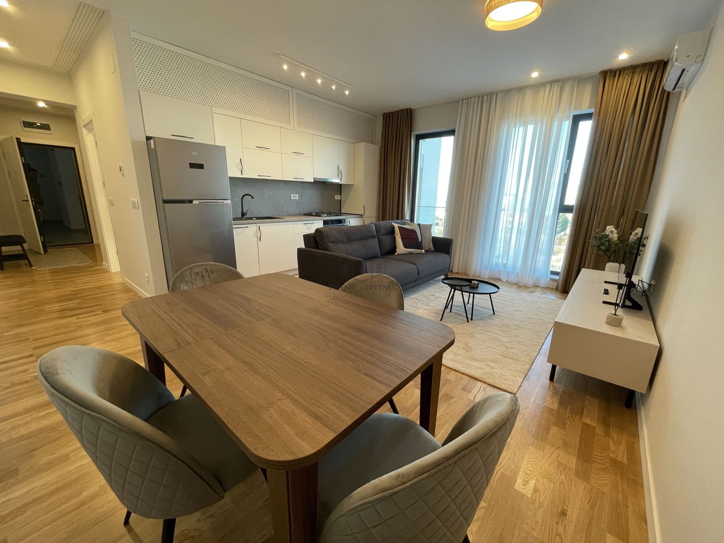 APARTAMENT NOU NOUT LA INCHIRIERE CU 2 CAMERE IN STRAULESTI - Poză 1