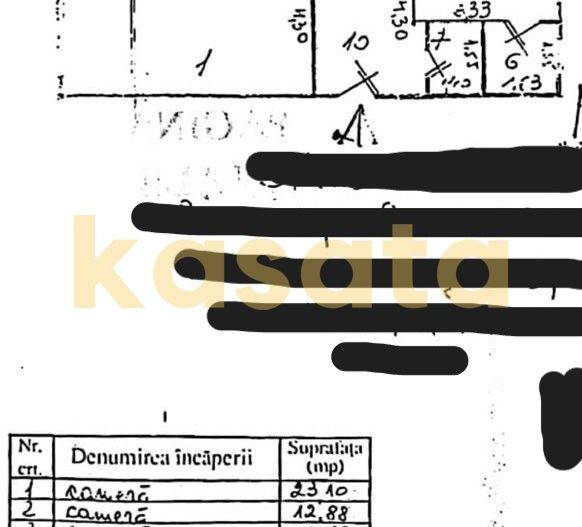 Apartament 3 Camere | 13 Septembrie | 81 mp | Etaj 1/8 | Renovat - Schiță 9