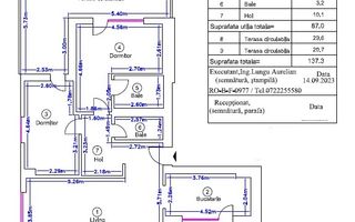 Vanzare - apartament 3 camere cu 2 terase - Avalon Pipera - Schiță 23