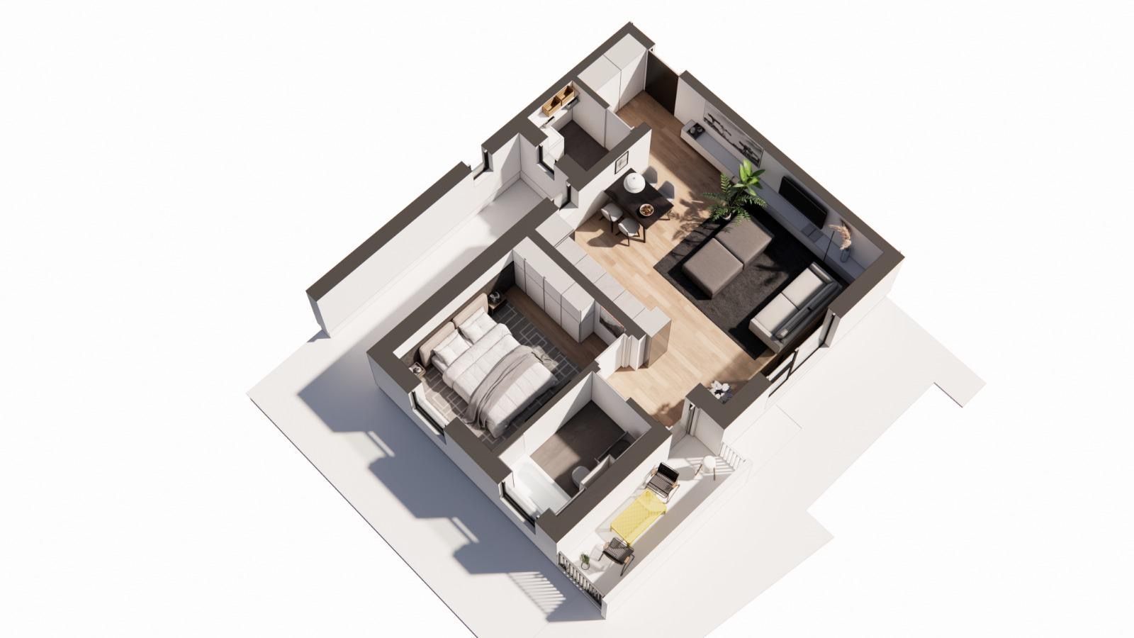 De vanzare aparatment 2 camere , Dumbravita cu finisaje PREMIUM - Poză 7