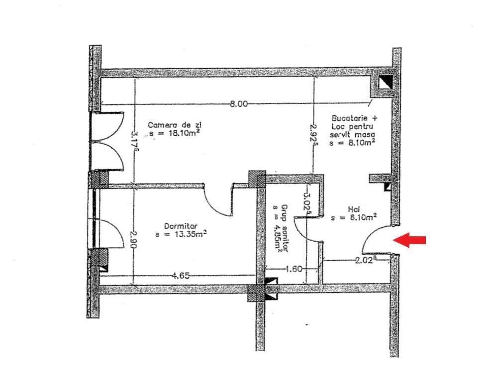 Apartament cu 2 camere | 51 mp | Parcare | Zona Centrala - Poză 8
