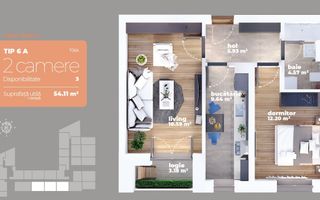 AP 2 CAM. DECOMANDAT - AUCHAN TITAN, IRIS MALL,PARC TEILOR! - Poză 1